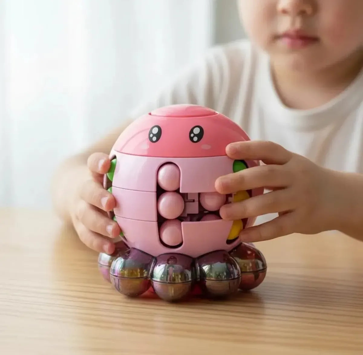 Pulpo Didáctico Giratorio- Cubo Mágico Niños