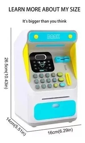Alcancía Electrónica Para Niños Cajero Automático