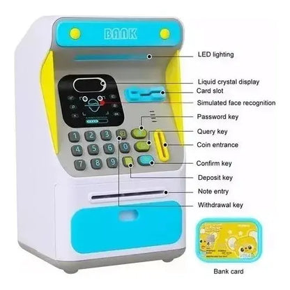 Alcancía Electrónica Para Niños Cajero Automático