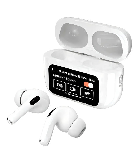Audífonos Bluetooth Con Pantalla Inalámbricos Blancos