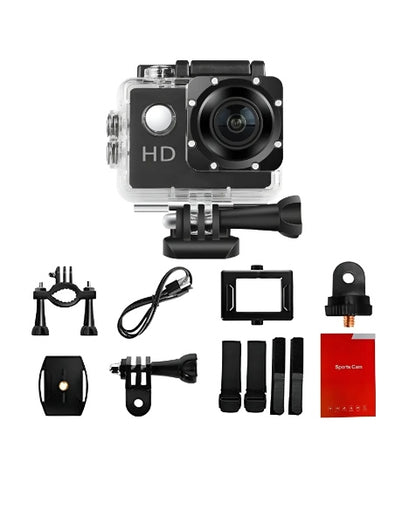 Camara Deportiva De Video Resistente Al Agua Casco Moto-Bici
