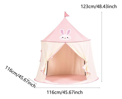 Carpa castillo para niños con luces Led