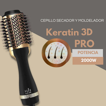 Cepillo secador Keratina-Aguacate