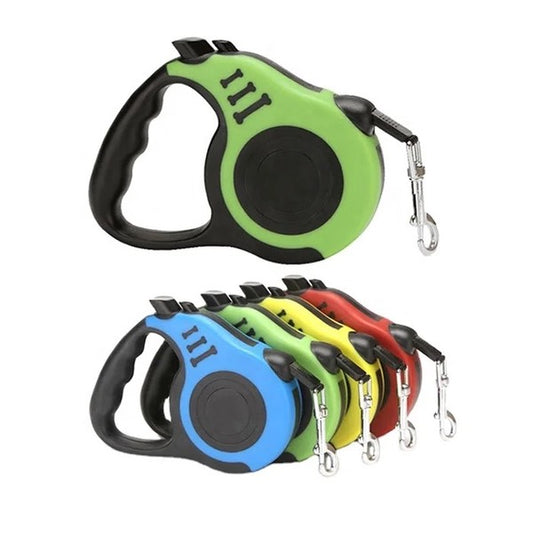 Correa retráctil automática para perros y gatos 3m