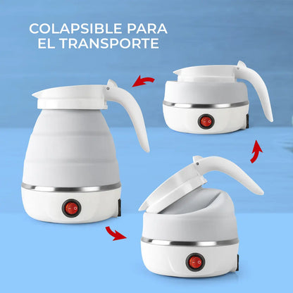 Hervidor eléctrico plegable de silicona