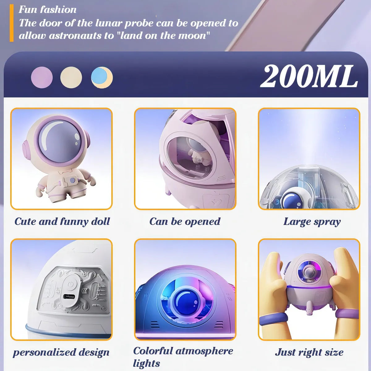 Humidificador Nave Espacial