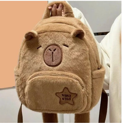 Maleta bolso kapibara Mochila De Capibara Escolar Infantil