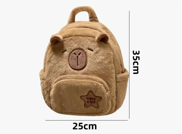 Maleta bolso kapibara Mochila De Capibara Escolar Infantil