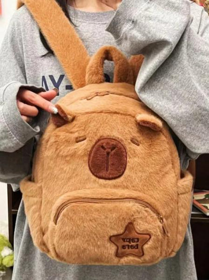 Maleta bolso kapibara Mochila De Capibara Escolar Infantil