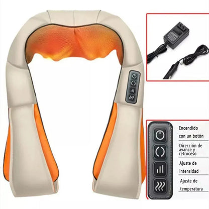 Masajeador cervical eléctrico Shiatsu con calor
