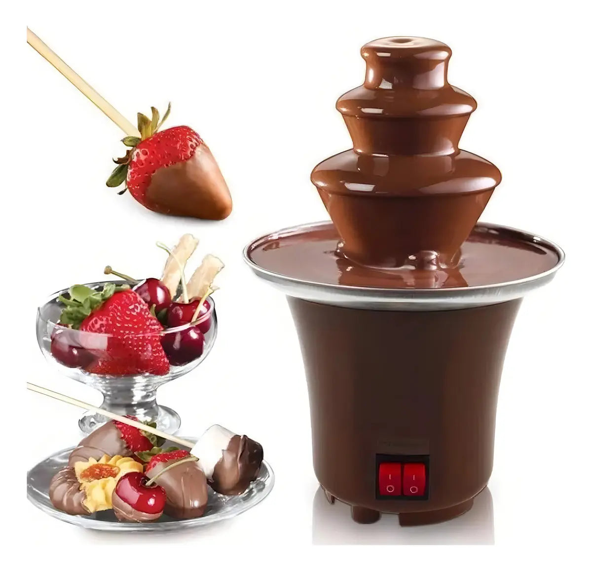 Mini fuente de chocolate eléctrica de 3 niveles (Copia)