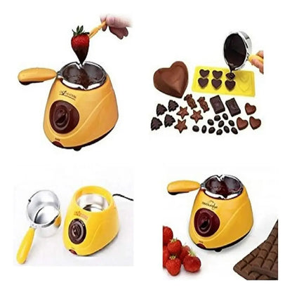 Mini Fondue Eléctrico Maquina Para Derretir Chocolate Cocina