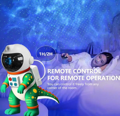 Proyector Galaxy dinosaurio astronauta, 8 modos de luz