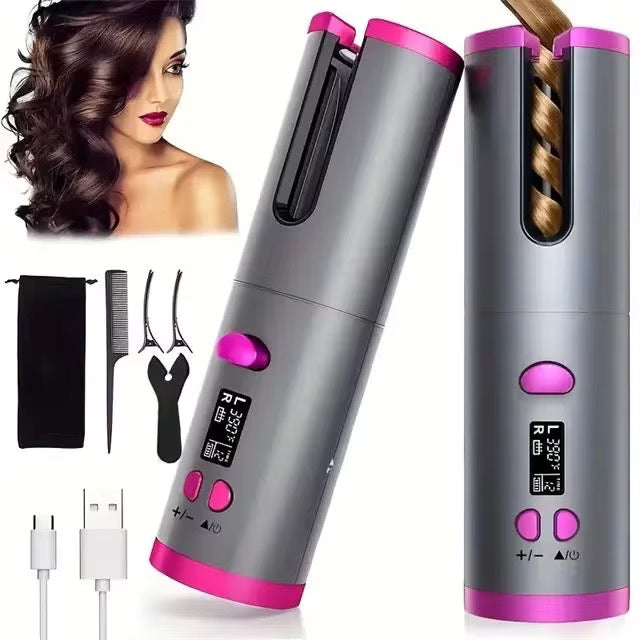 Rizador de pelo automático inalámbrico