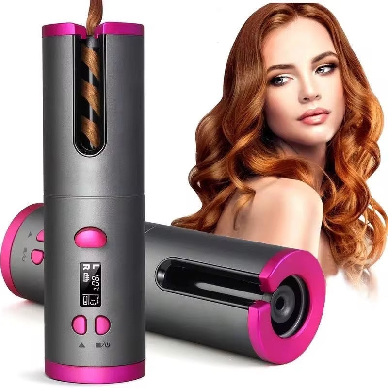 Rizador de pelo automático inalámbrico
